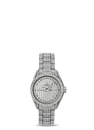 Omega Seamaster Aqua Terra 150M Co-Axial 30 White Gold / Baguette / Baguette / Bracelet